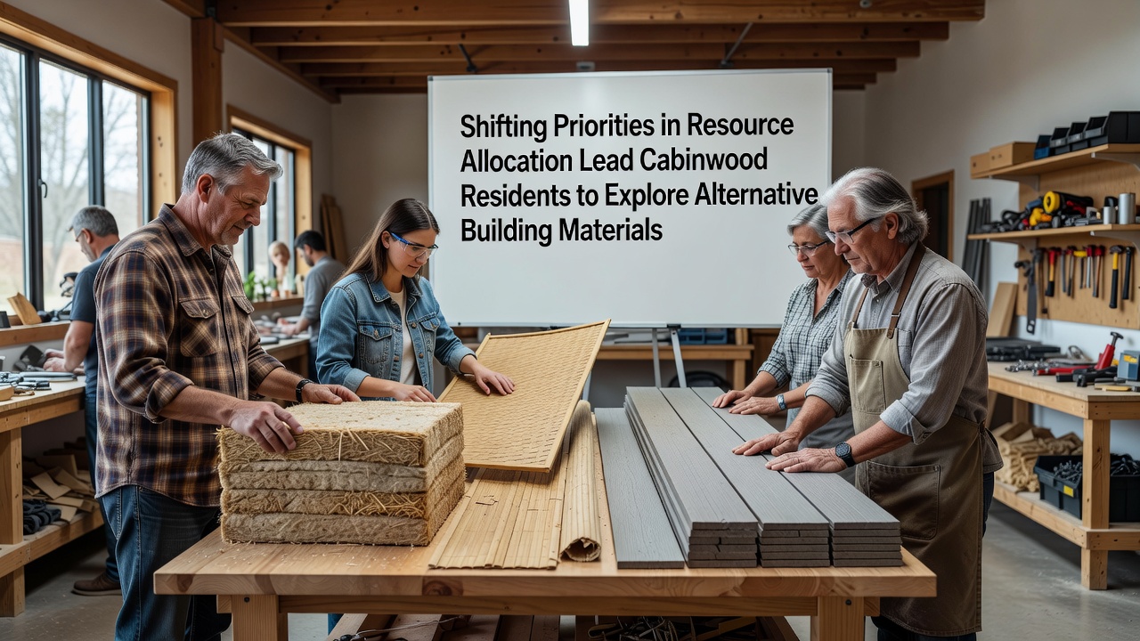 Shifting Priorities in Resource Allocation Lead Cabinwood Residents to Explore Alternative Building Materials